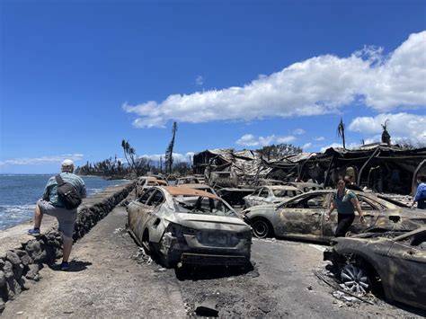 Maui today - Jan 21, 2024 · 911 calls from Maui capture pleas for the stranded, the missing and those caught in the fire’s chaos. FILE - A worker walks through a destroyed property, Friday, Dec. 8, 2023, in Lahaina, Hawaii. The day after the deadliest U.S. wildfire in a century destroyed a seaside community on Maui, the barrage of 911 calls didn’t stop: Reports of ...